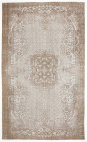 Atina Bej Eskitme Yün El Dokuma Halısı 191 x 323 Apex Unique