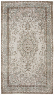 Atina Bej Eskitme Yün El Dokuma Halısı 172 x 315 Apex Unique