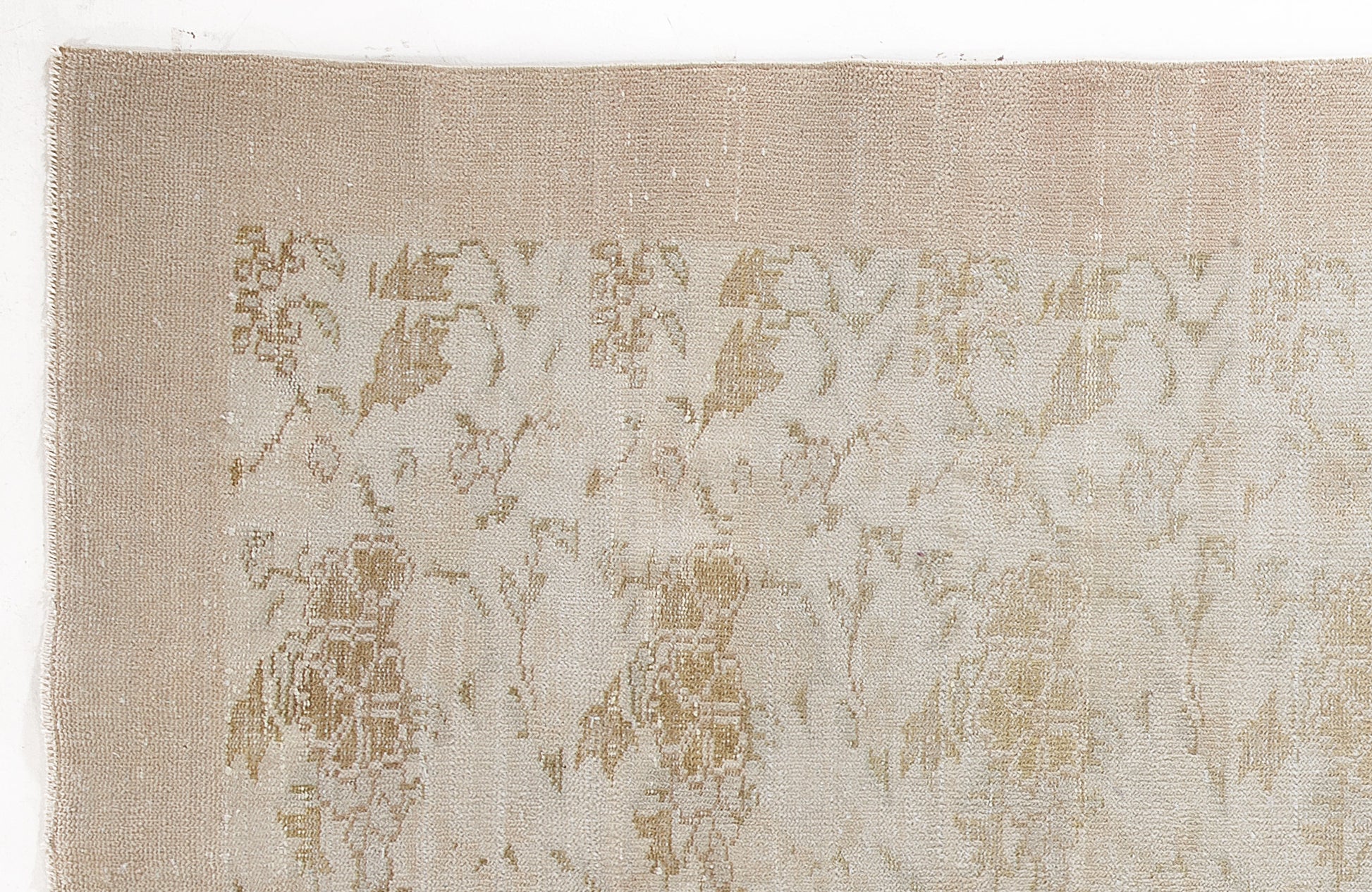 Atina Bej Eskitme Yün El Dokuma Halısı 187 x 315 Apex Unique