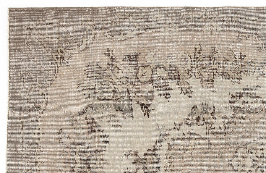 Bej Gri Madalyon Desenli Yün El Dokuma Halı 173x279 cm 5955 – Oturma odası kullanımı