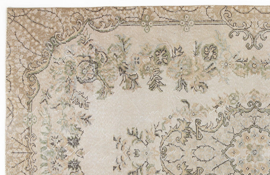 Krem El Dokuma Halı Madalyon Desenli Yün 163x283 cm 5989 – Oturma odası kullanımı