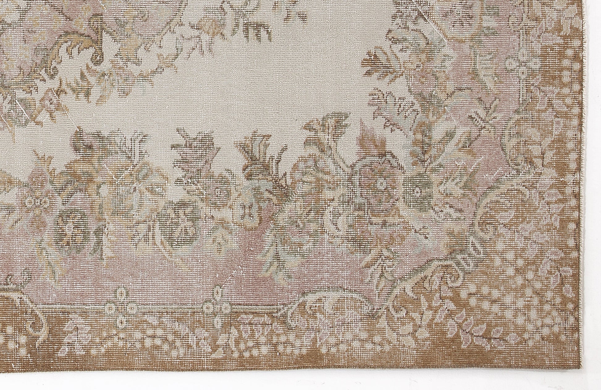 Atina Bej Eskitme Yün El Dokuma Halısı 178 x 292 Apex Unique