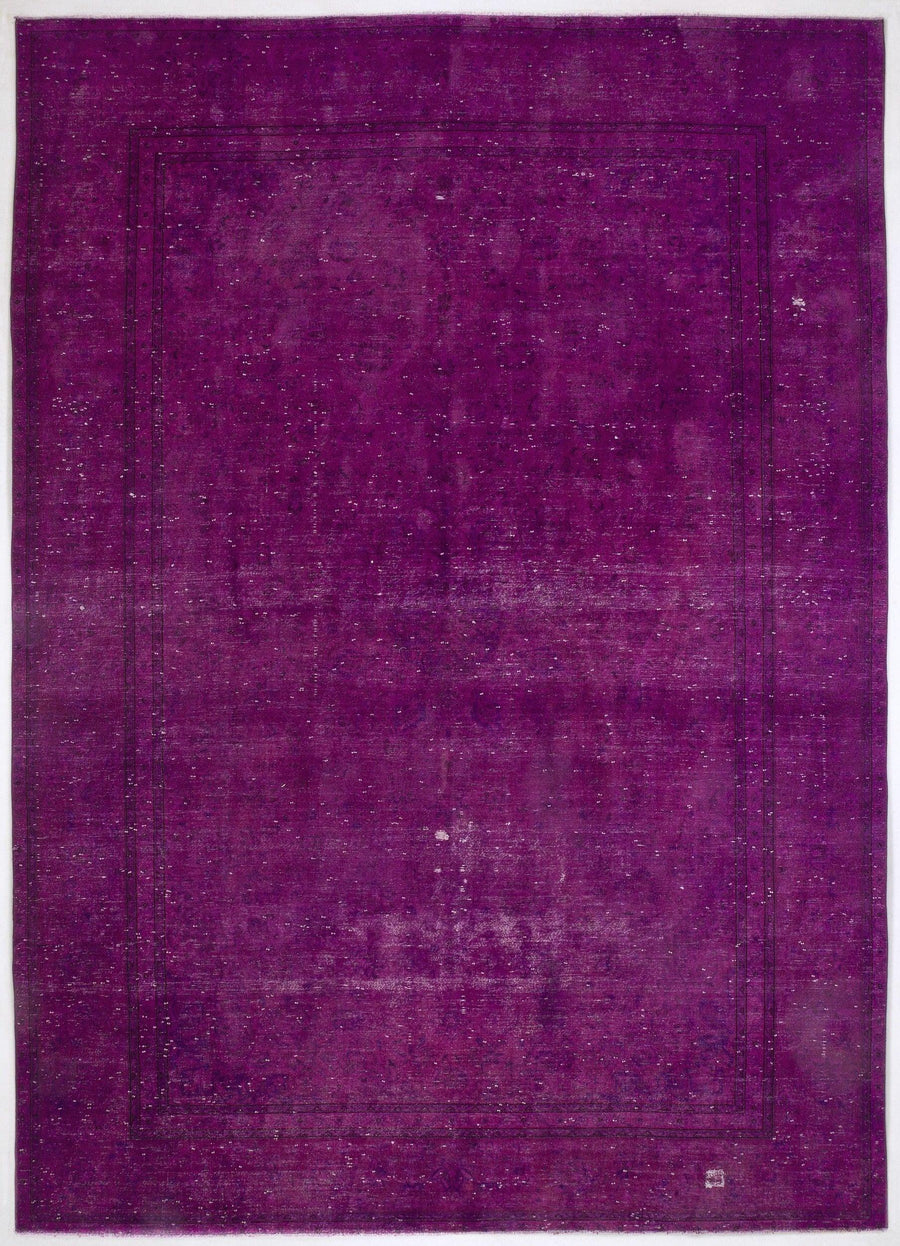 Pembe Bohem Eskitme Yün Halı 280x390
