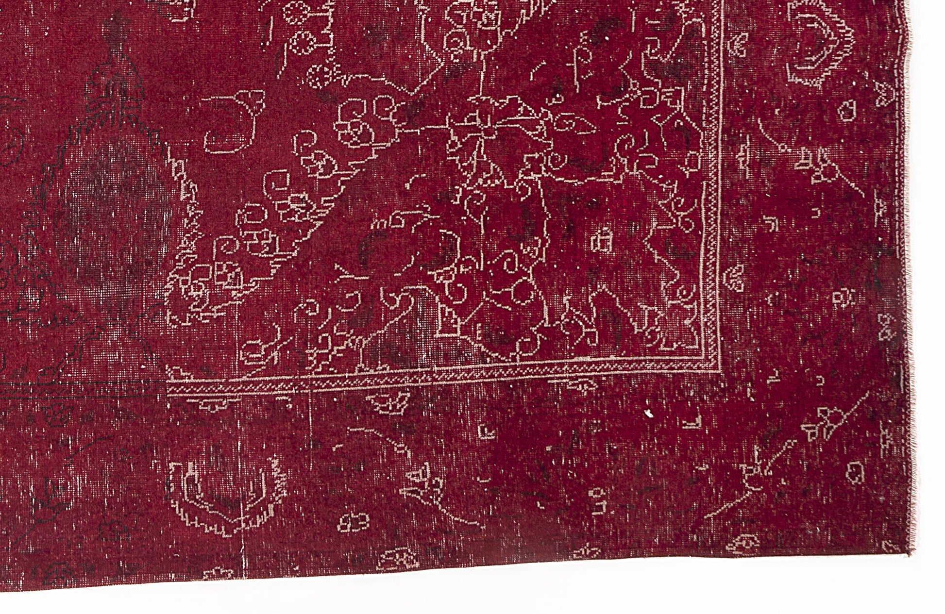 Epir Kırmızı Eskitme Yün El Dokuma Halısı 286 x 387 Apex Unique