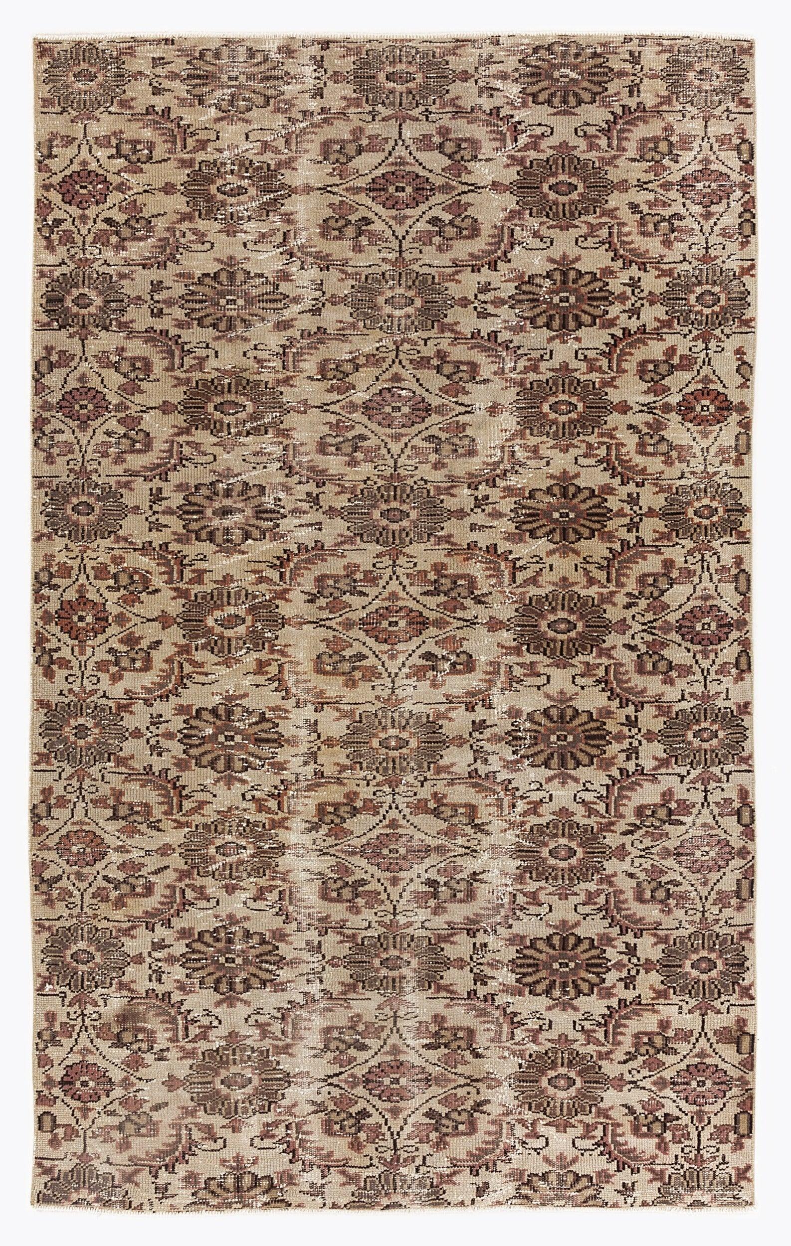 Bej Anadolu Bohem Klasik Yün Halı 151x247 - Özel Seri