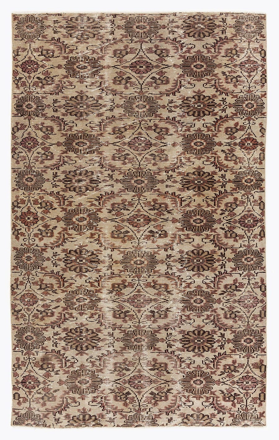 Bej Anadolu Bohem Klasik Yün Halı 151x247 - Özel Seri