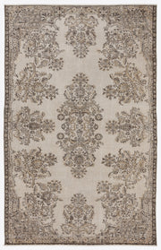 Atina Bej Eskitme Yün El Dokuma Halısı 187 x 295 Apex Unique