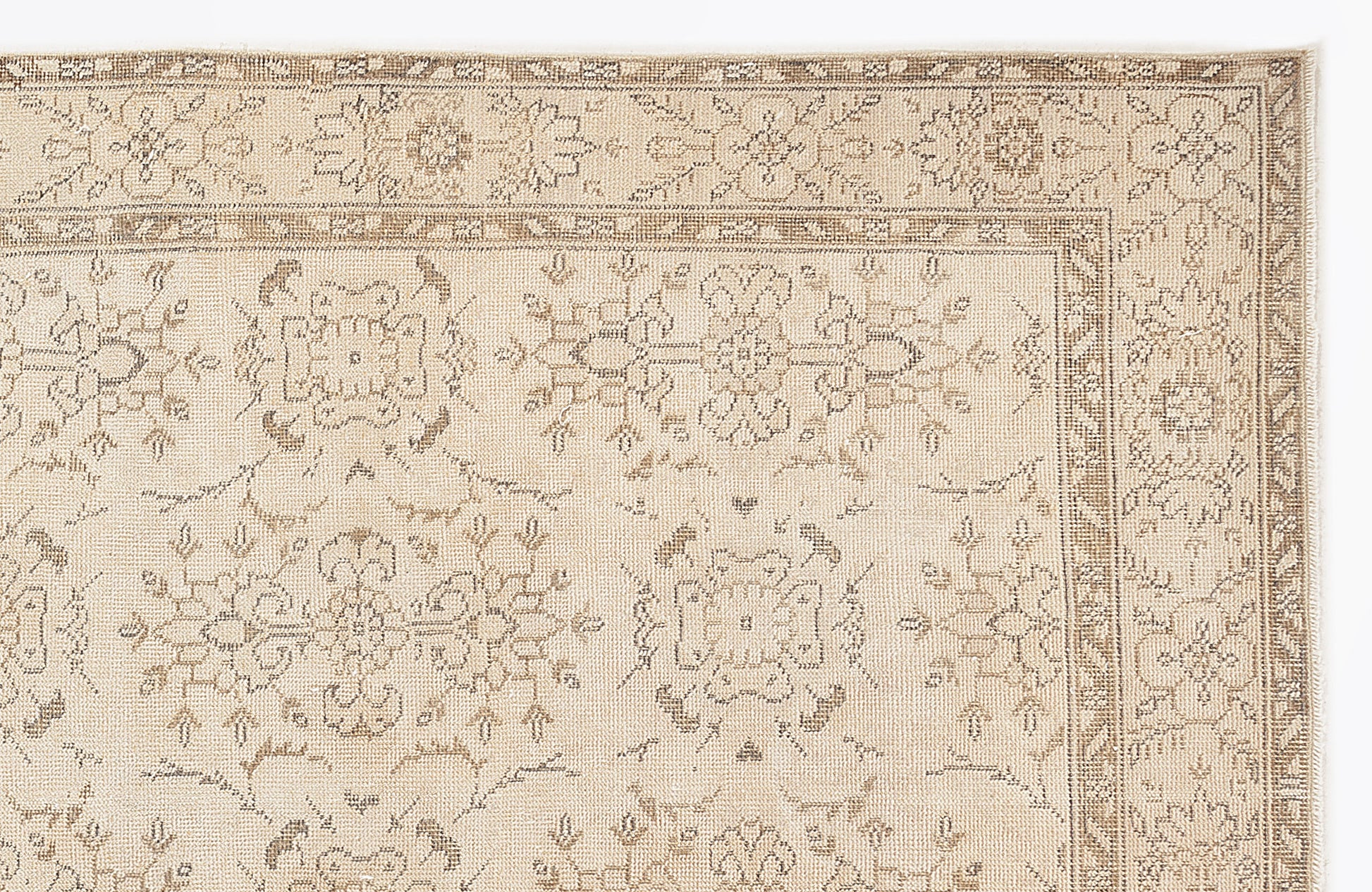 Atina Bej Eskitme Yün El Dokuma Halısı 180 x 312 Apex Unique