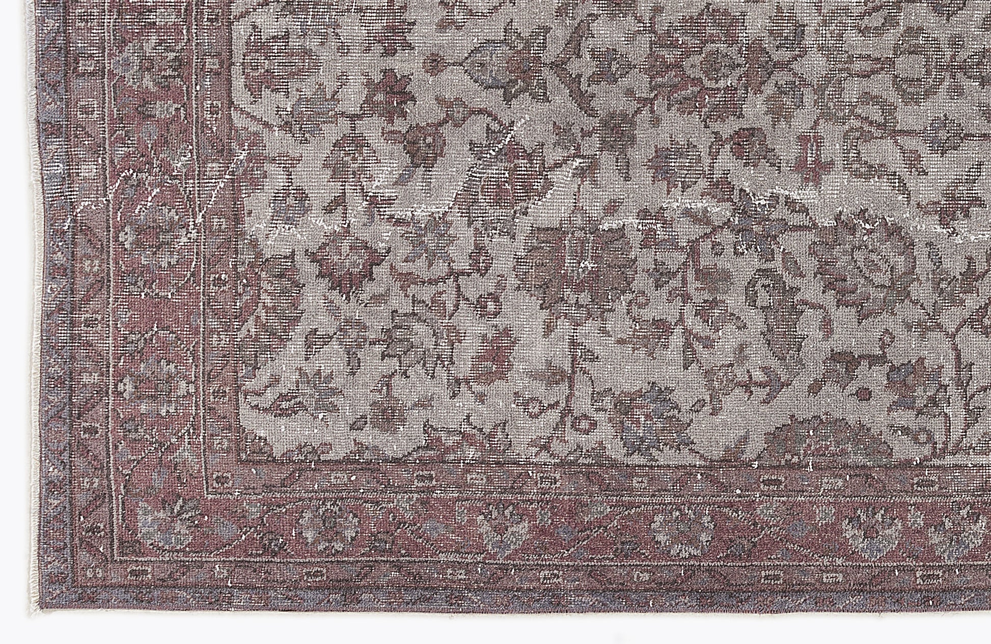 Atina Bej Eskitme Yün El Dokuma Halısı 150 x 288 Apex Unique