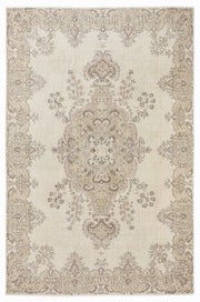 Atina Bej Eskitme Yün El Dokuma Halısı 205 x 312 Apex Unique