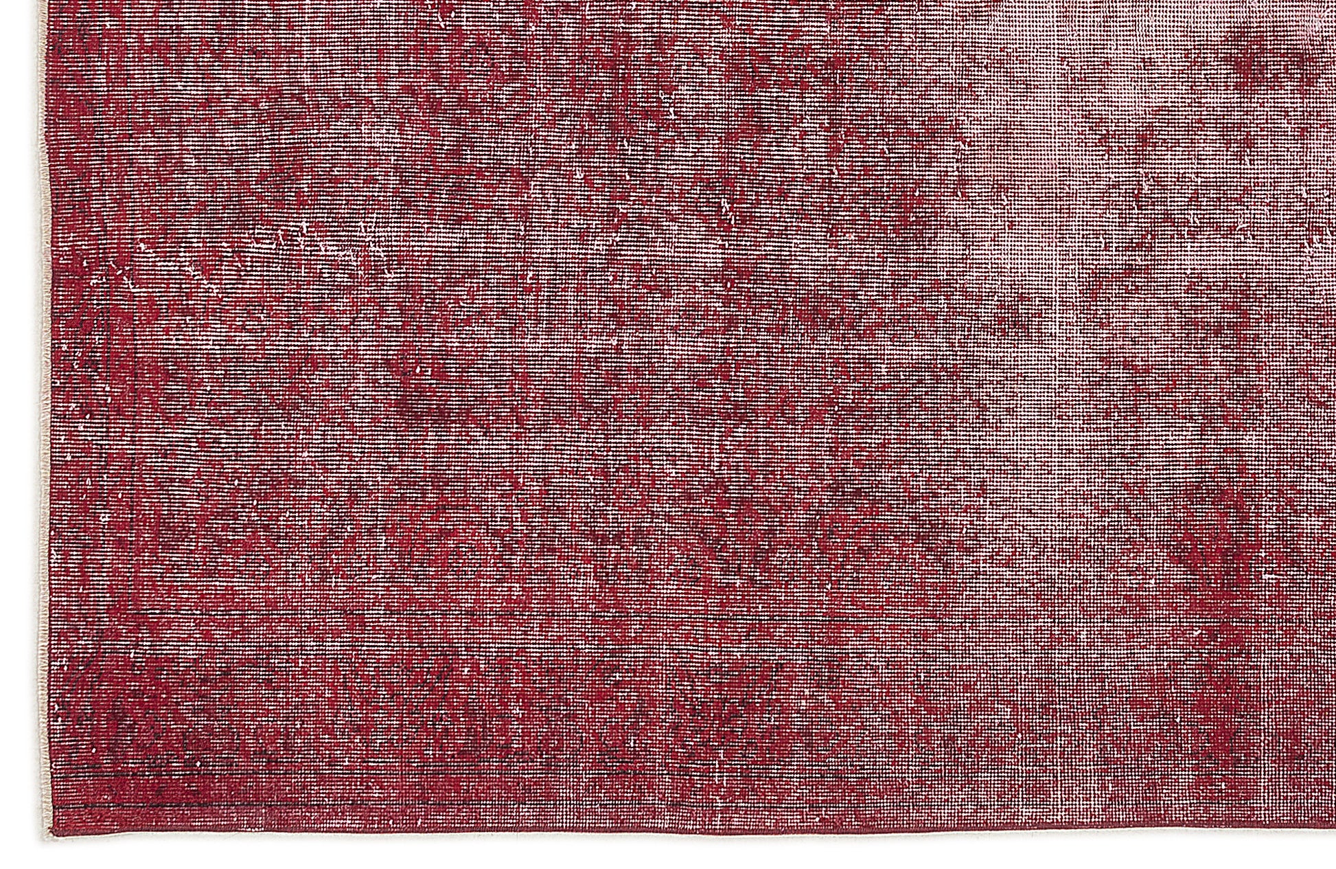 Atina Kırmızı Eskitme Yün El Dokuma Halısı 193 x 281 Apex Unique