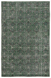 Atina Yeşil Eskitme Yün El Dokuma Halısı 172 x 272 Apex Unique