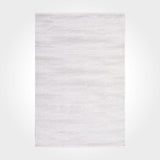 White Light Grey Modern Living Room Rug - Acrylic