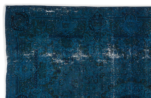 Gri Lacivert Bohem Klasik Yün Halı 290x364