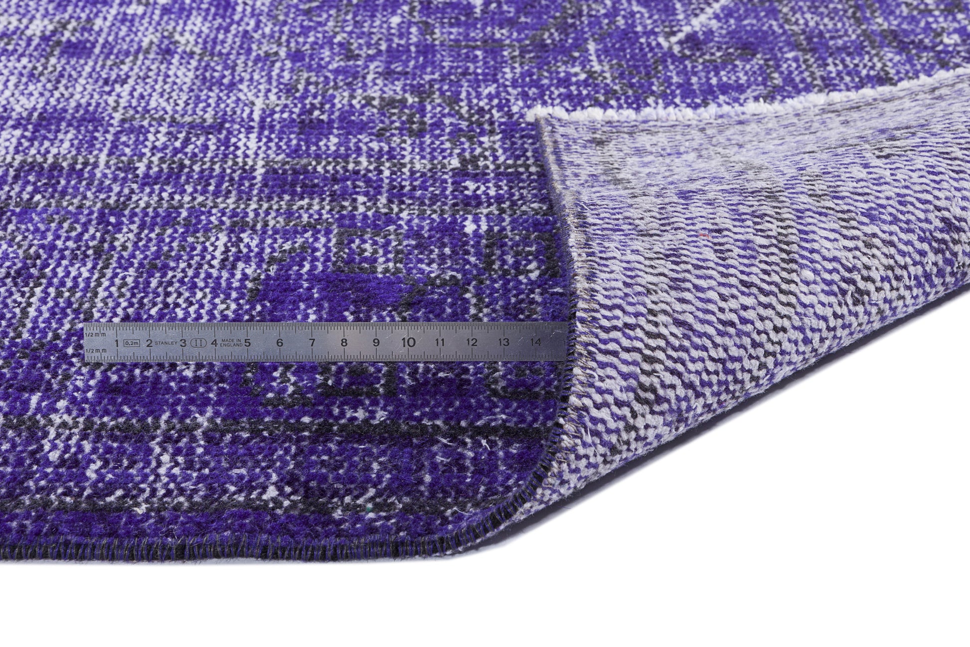 Atina Mor Eskitme Yün El Dokuma Halısı 180 x 298 Apex Unique