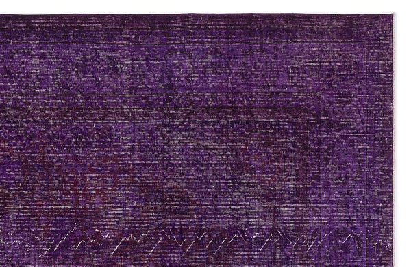 Bordo Gri Isparta Eskitme Madalyonlu Yün Halı 205x314 - Özel Seri