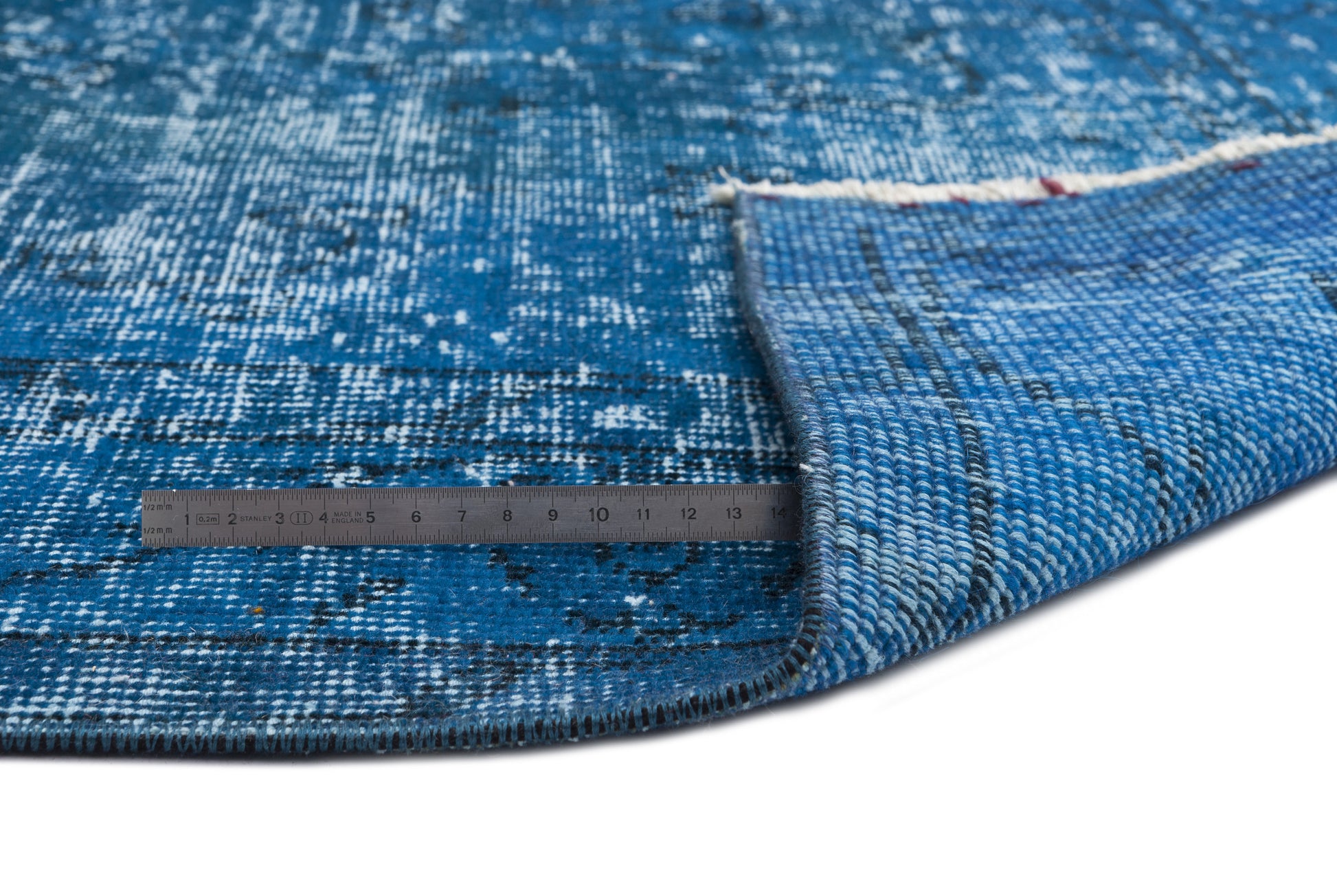 Atina Turkuaz Eskitme Yün El Dokuma Halısı 161 x 275 Apex Unique