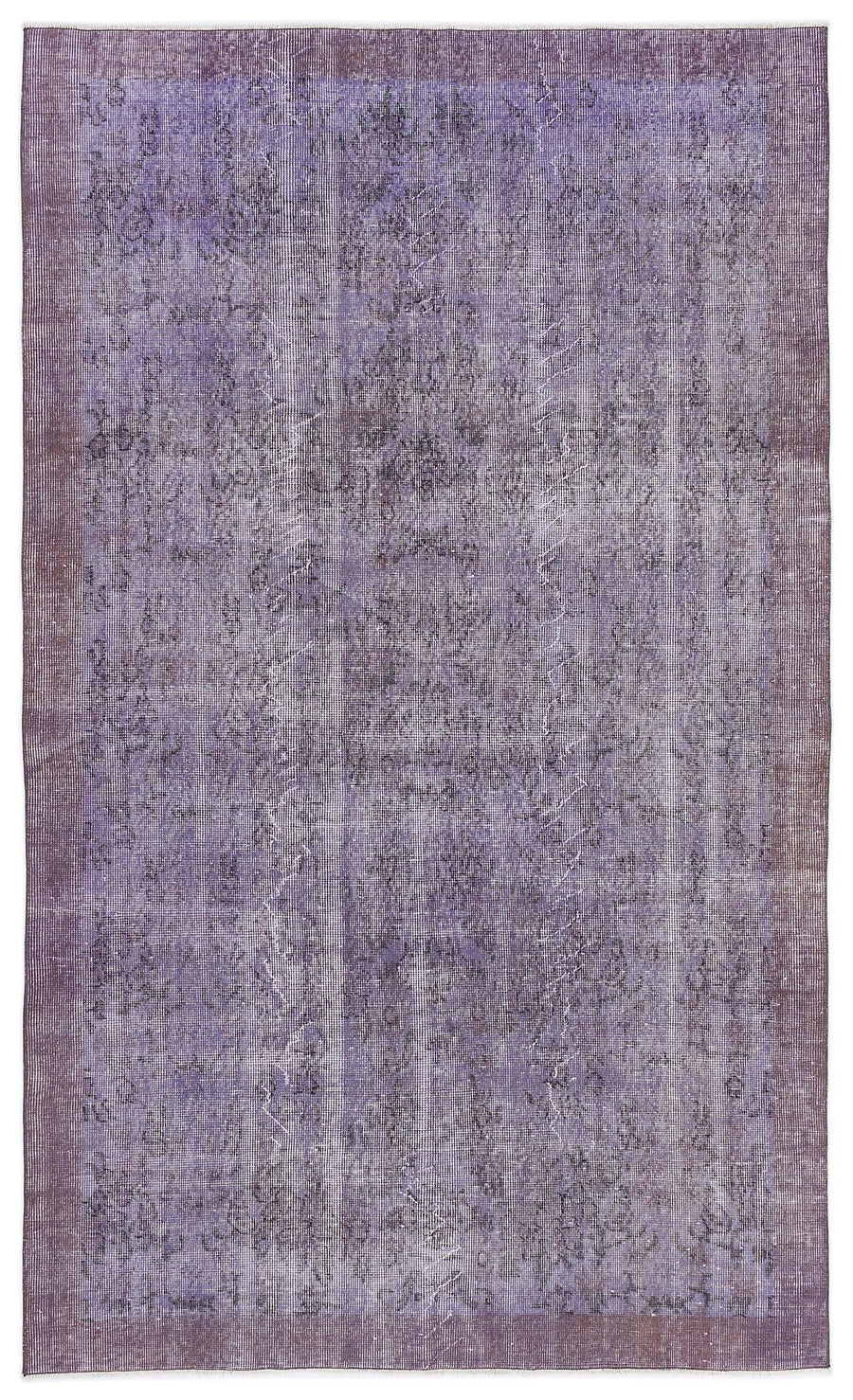 Gri Kiremit Anadolu Çiçekli Yün Halı 150x253 - Özel Seri