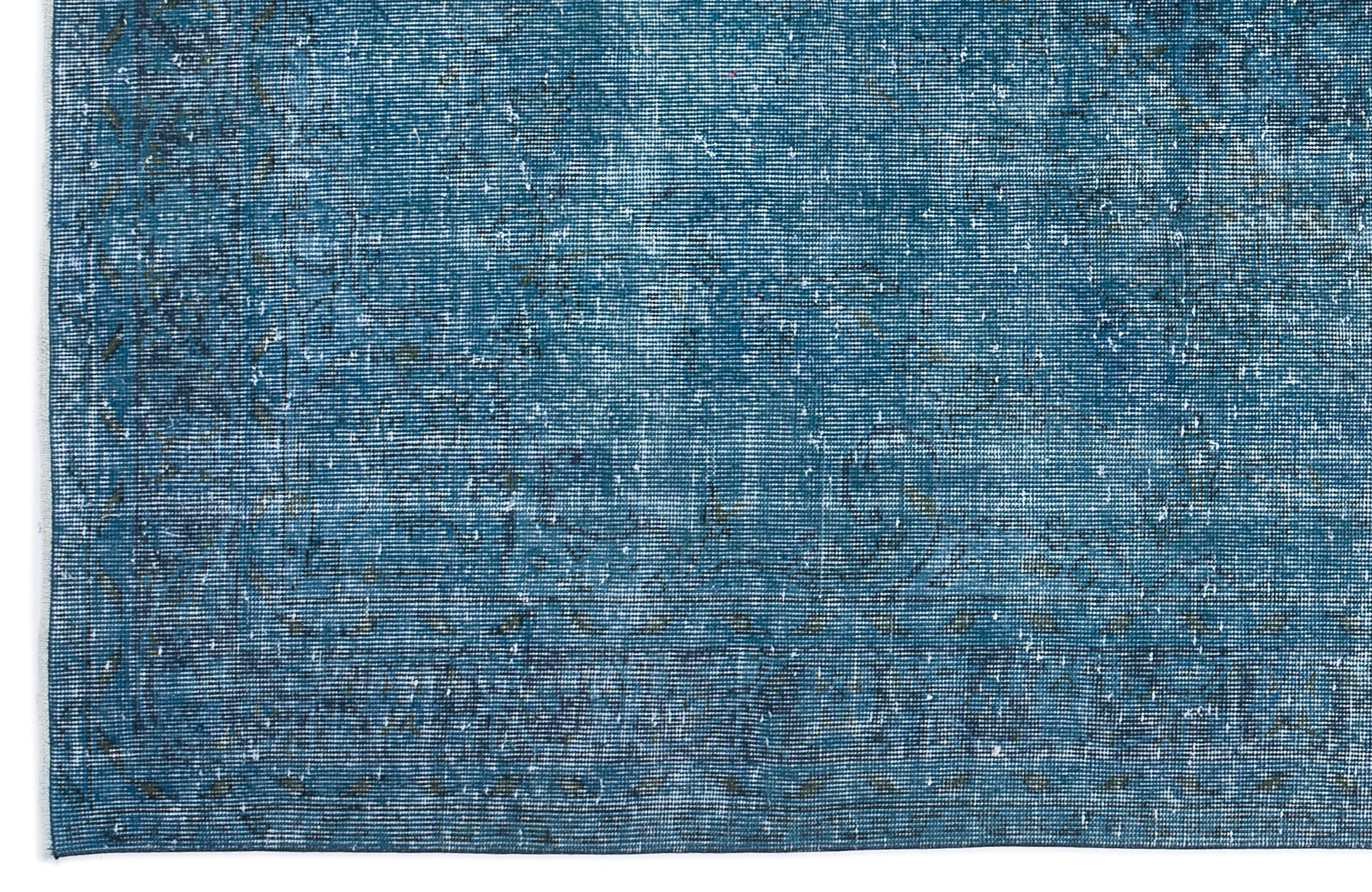 Atina Turkuaz Eskitme Yün El Dokuma Halısı 175 x 297 Apex Unique