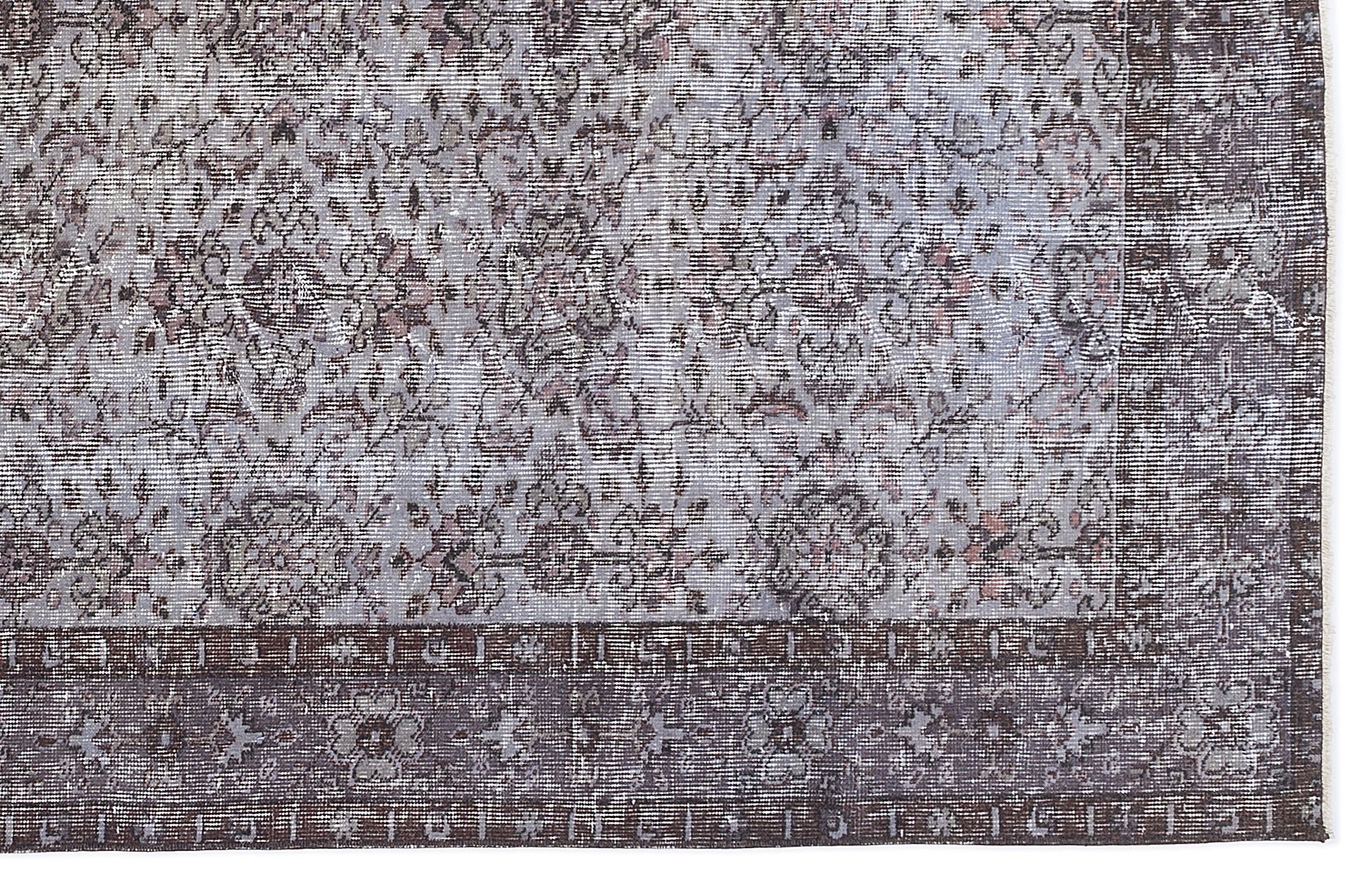 Atina Mavi Eskitme Yün El Dokuma Halısı 173 x 304 Apex Unique