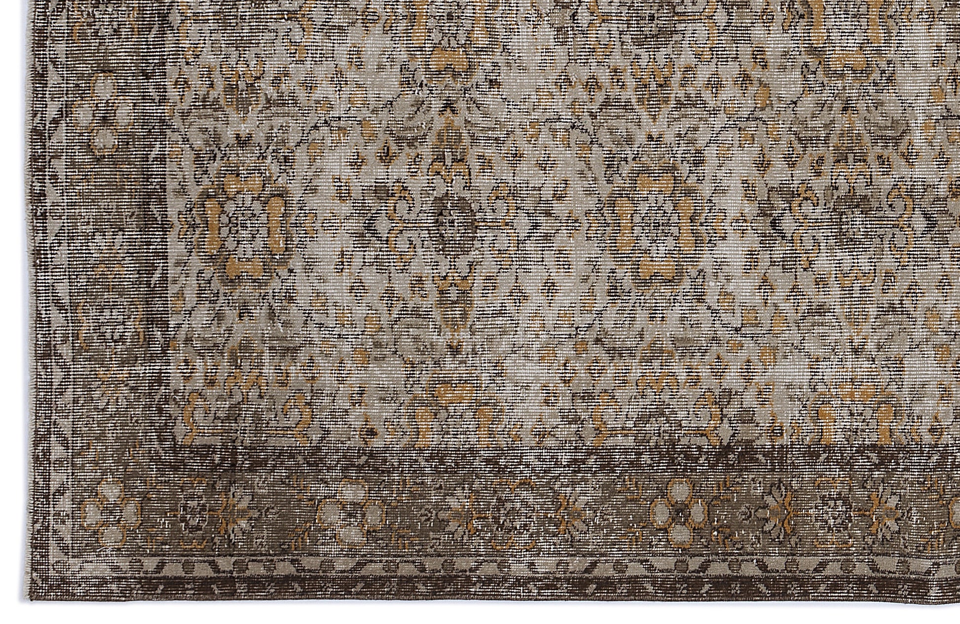 Atina Bej Eskitme Yün El Dokuma Halısı 175 x 278 Apex Unique