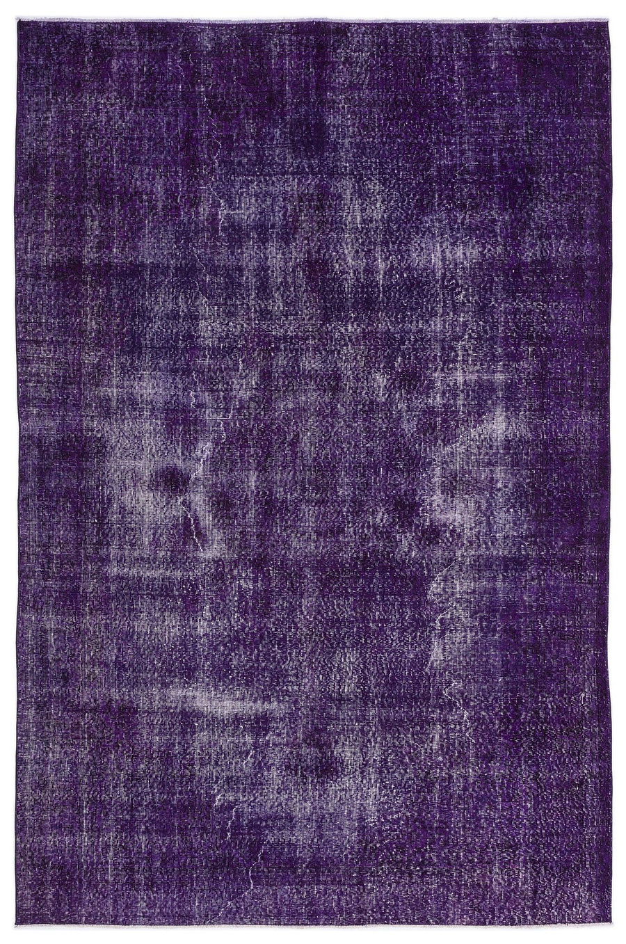Beyaz Bordo Uşak Geometrik Madalyonlu Yün Halı 198x302 - Özel Seri