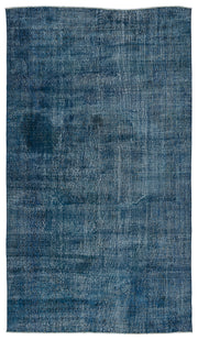 Atina Turkuaz Eskitme Yün El Dokuma Halısı 193 x 337 Apex Unique