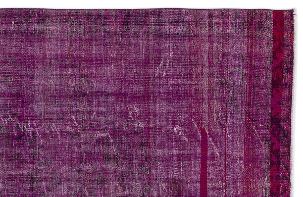 Pembe Anadolu Bohem Eskitme Yün Halı 155x284 - Özel Seri
