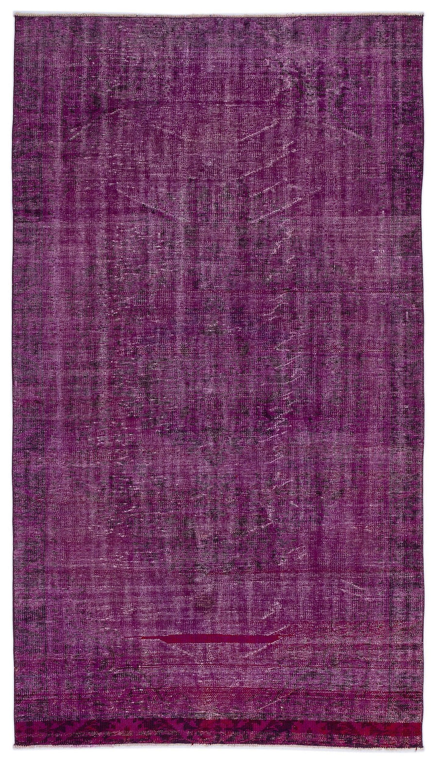 Pembe Anadolu Bohem Eskitme Yün Halı 155x284 - Özel Seri