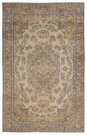 Atina Kahverengi Eskitme Yün El Dokuma Halısı 262 x 323 Apex Unique