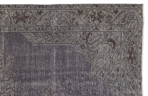 Gri Anadolu Bohem Madalyonlu Yün Halı 190x306 - Özel Seri