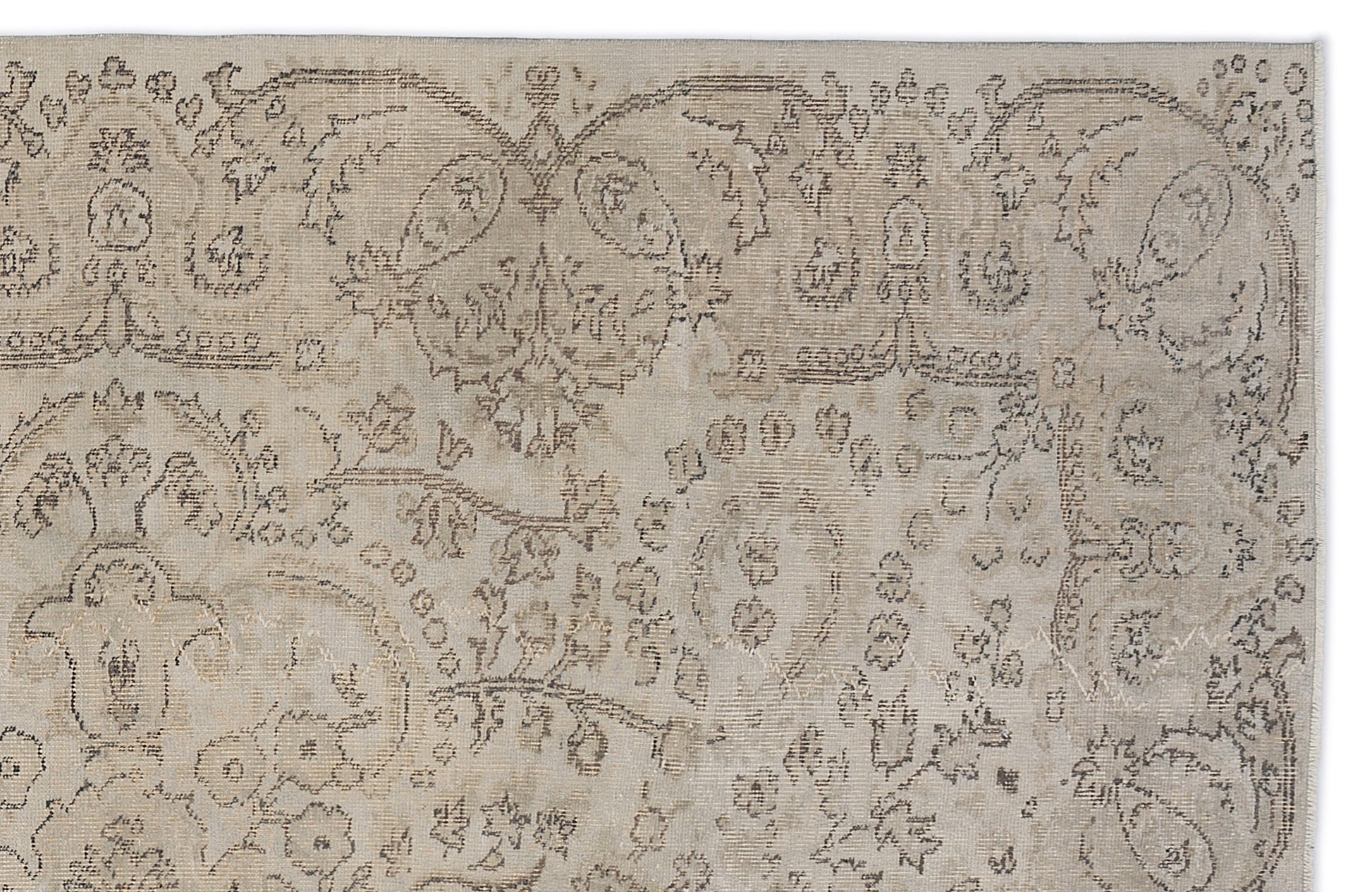 Atina Bej Eskitme Yün El Dokuma Halısı 171 x 292 Apex Unique