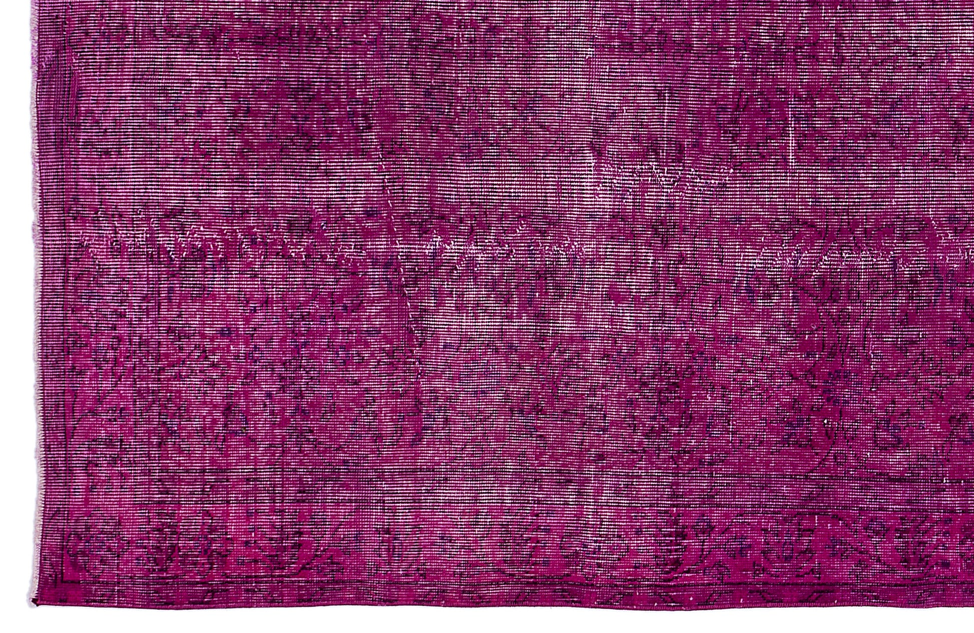 Atina Pembe Eskitme Yün El Dokuma Halısı 162 x 268 Apex Unique