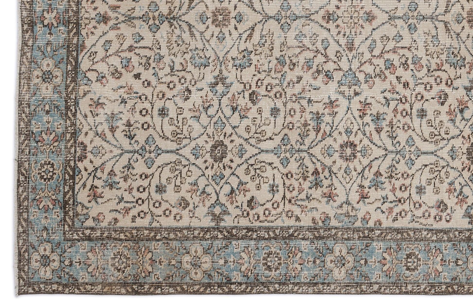 Atina Bej Eskitme Yün El Dokuma Halısı 166 x 265 Apex Unique