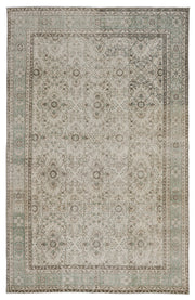 Atina Bej Eskitme Yün El Dokuma Halısı 197 x 312 Apex Unique