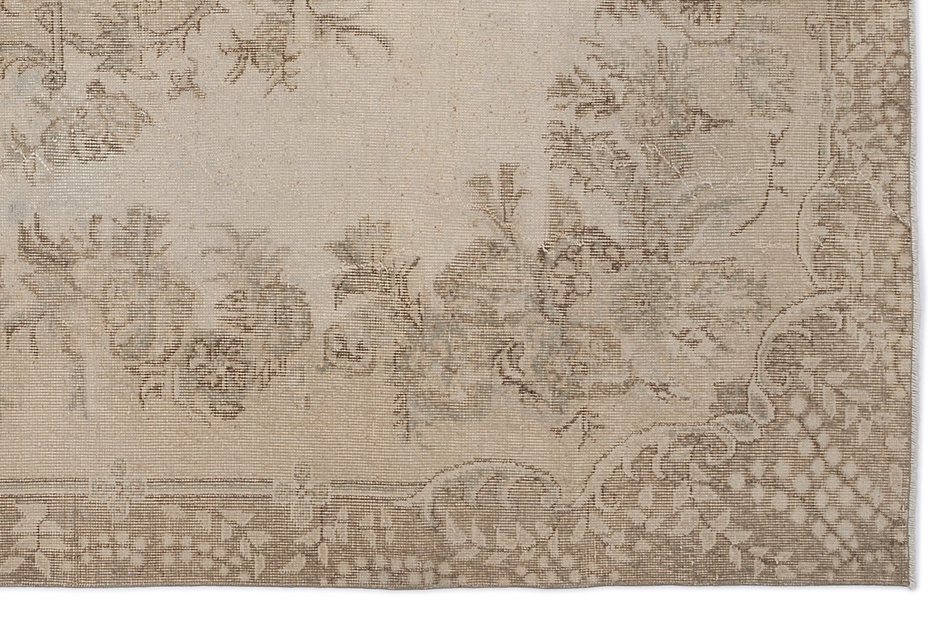 Atina Bej Eskitme Yün El Dokuma Halısı 189 x 313 Apex Unique