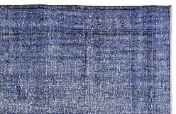 Mavi Anadolu Geometrik Modern Yün Halı 173x287 - Özel Seri
