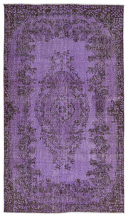 Atina Mor Eskitme Yün El Dokuma Halısı 160 x 277 Apex Unique