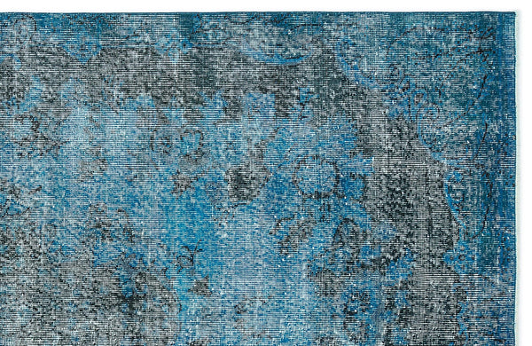 Beyaz Gri Bohem Eskitme Yün Halı 156x271