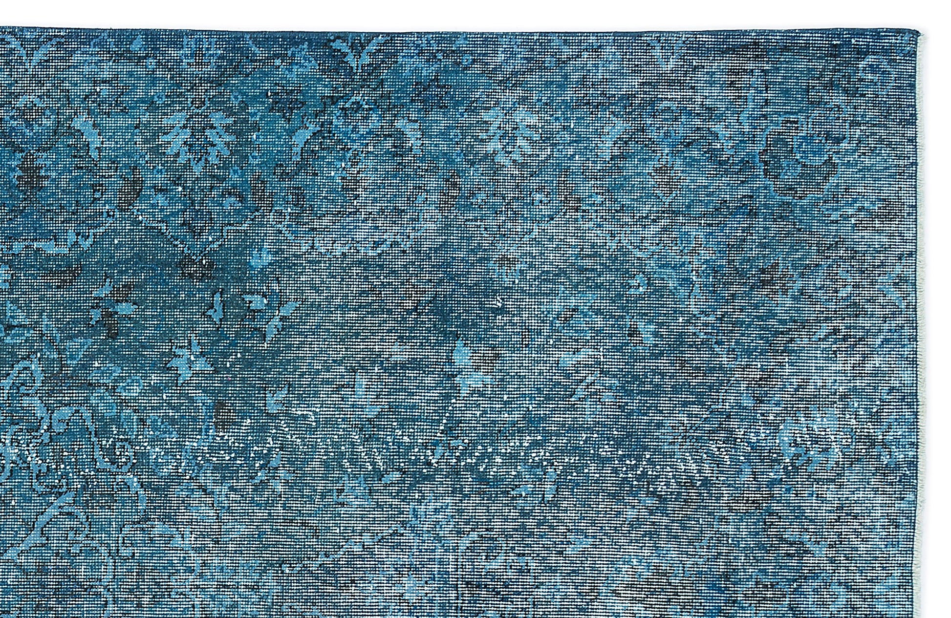 Atina Turkuaz Eskitme Yün El Dokuma Halısı 163 x 290 Apex Unique