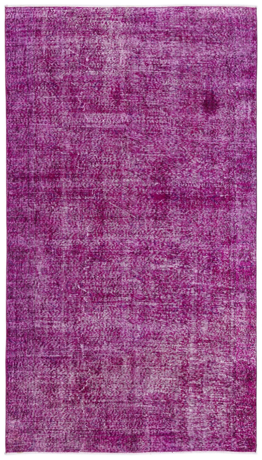Pembe Eskitme Modern Yün Halı 160x282