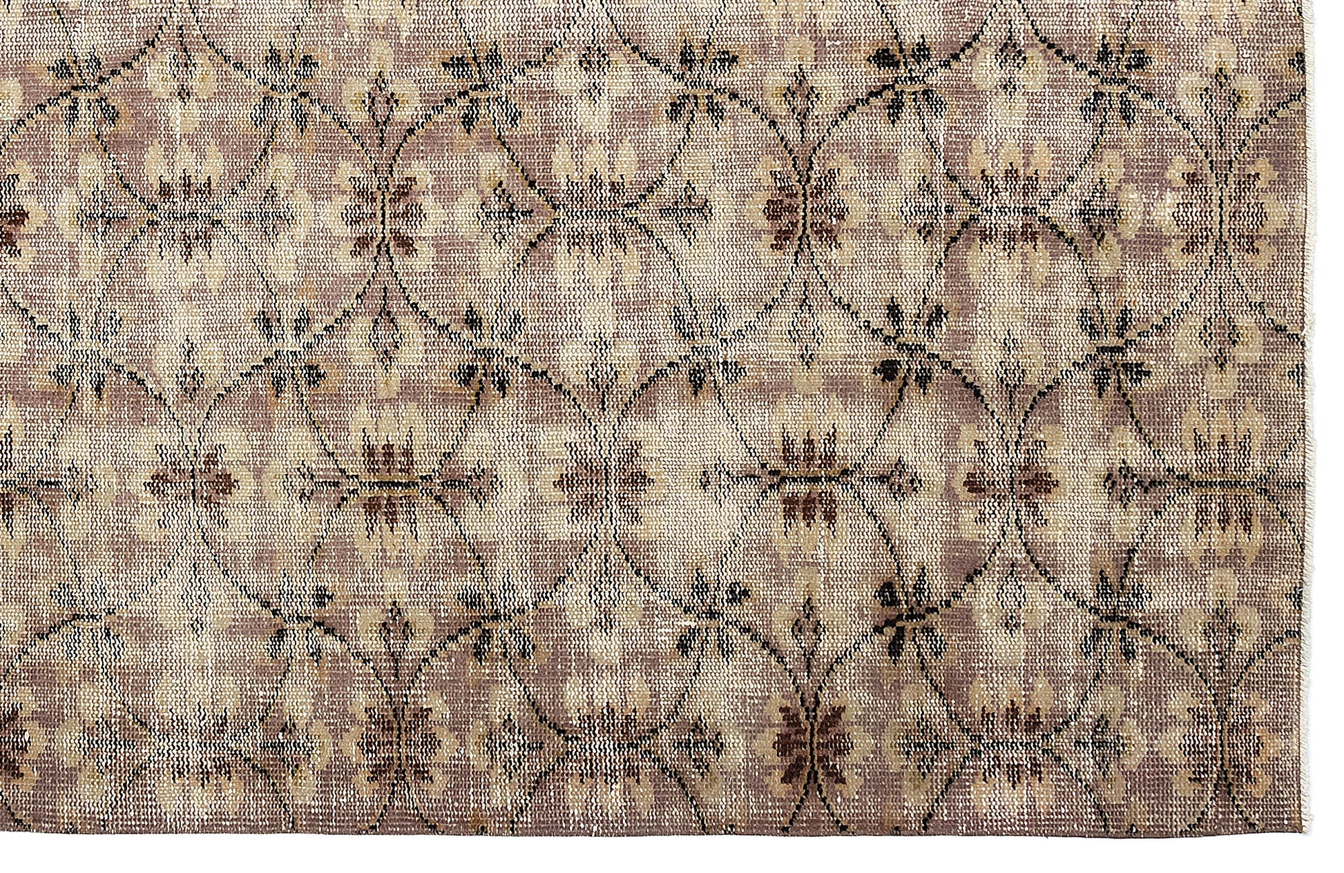 Atina 9679 Krem Eskitme Yün El Dokuma Halısı 181 x 293 Apex Unique