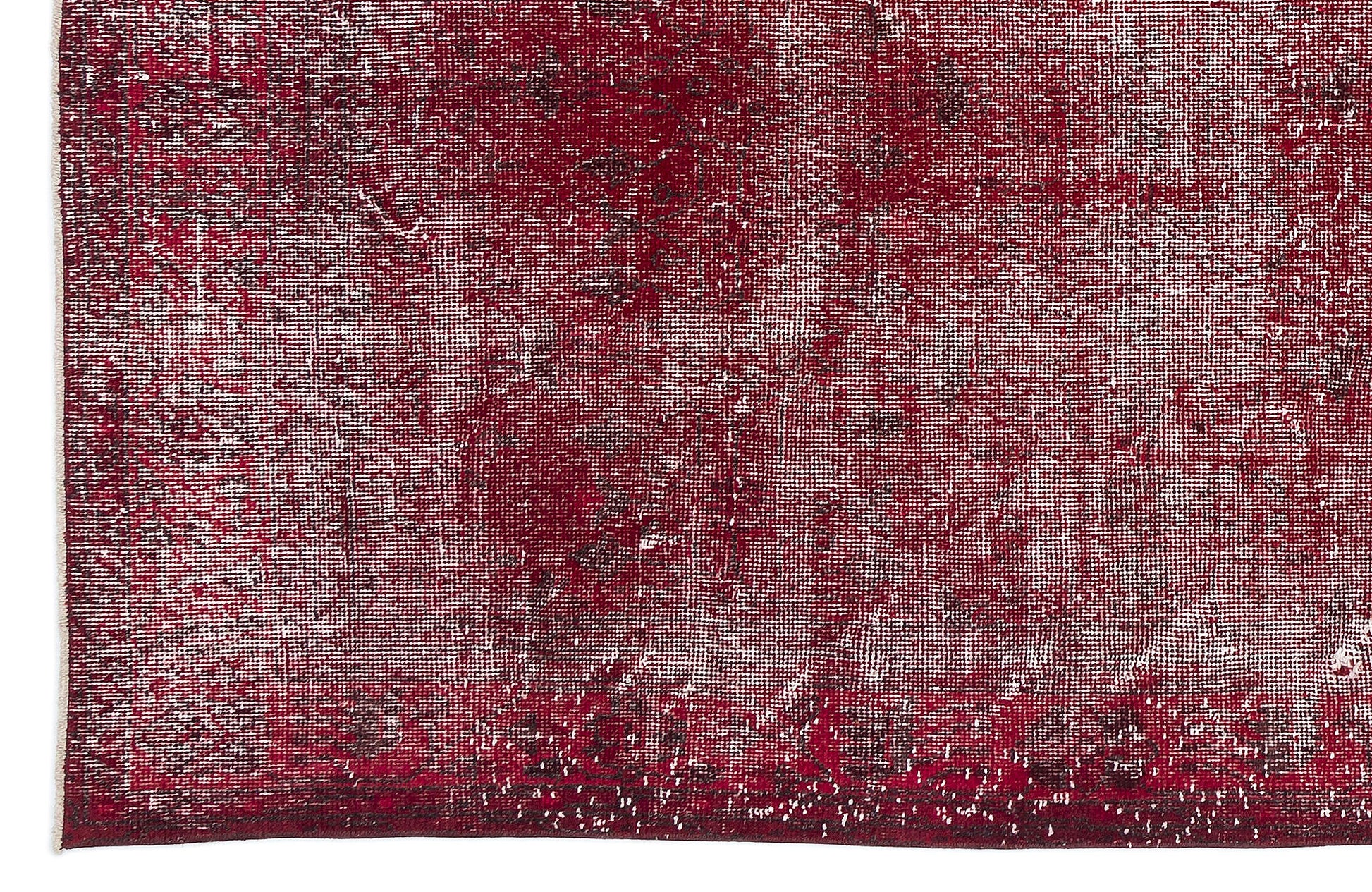 Atina Kırmızı Eskitme Yün El Dokuma Halısı 215 x 303 Apex Unique