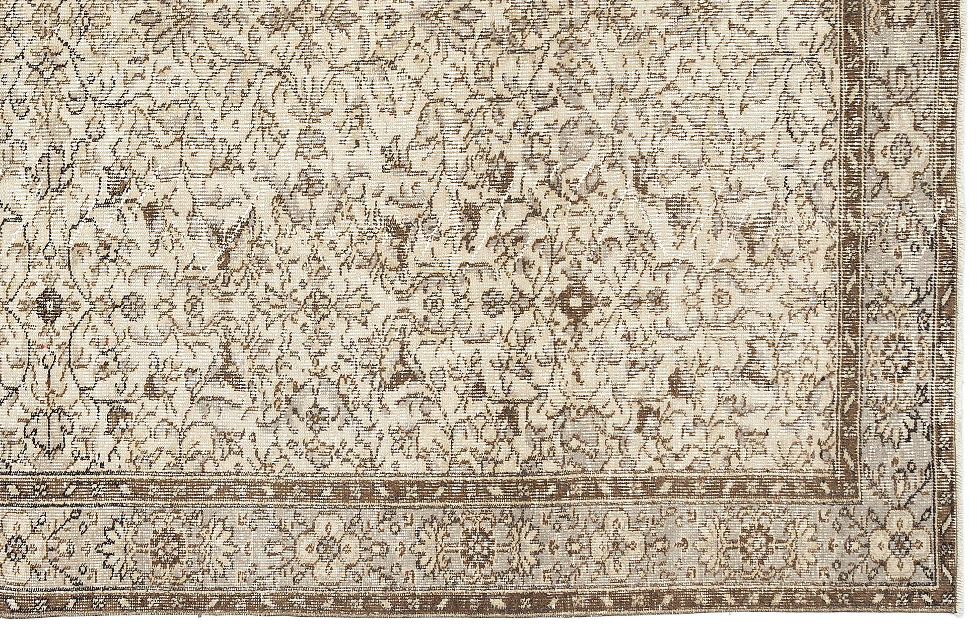 Atina Bej Eskitme Yün El Dokuma Halısı 175 x 283 Apex Unique