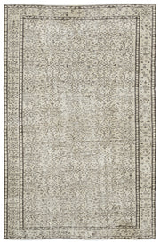 Atina Bej Eskitme Yün El Dokuma Halısı 180 x 268 Apex Unique