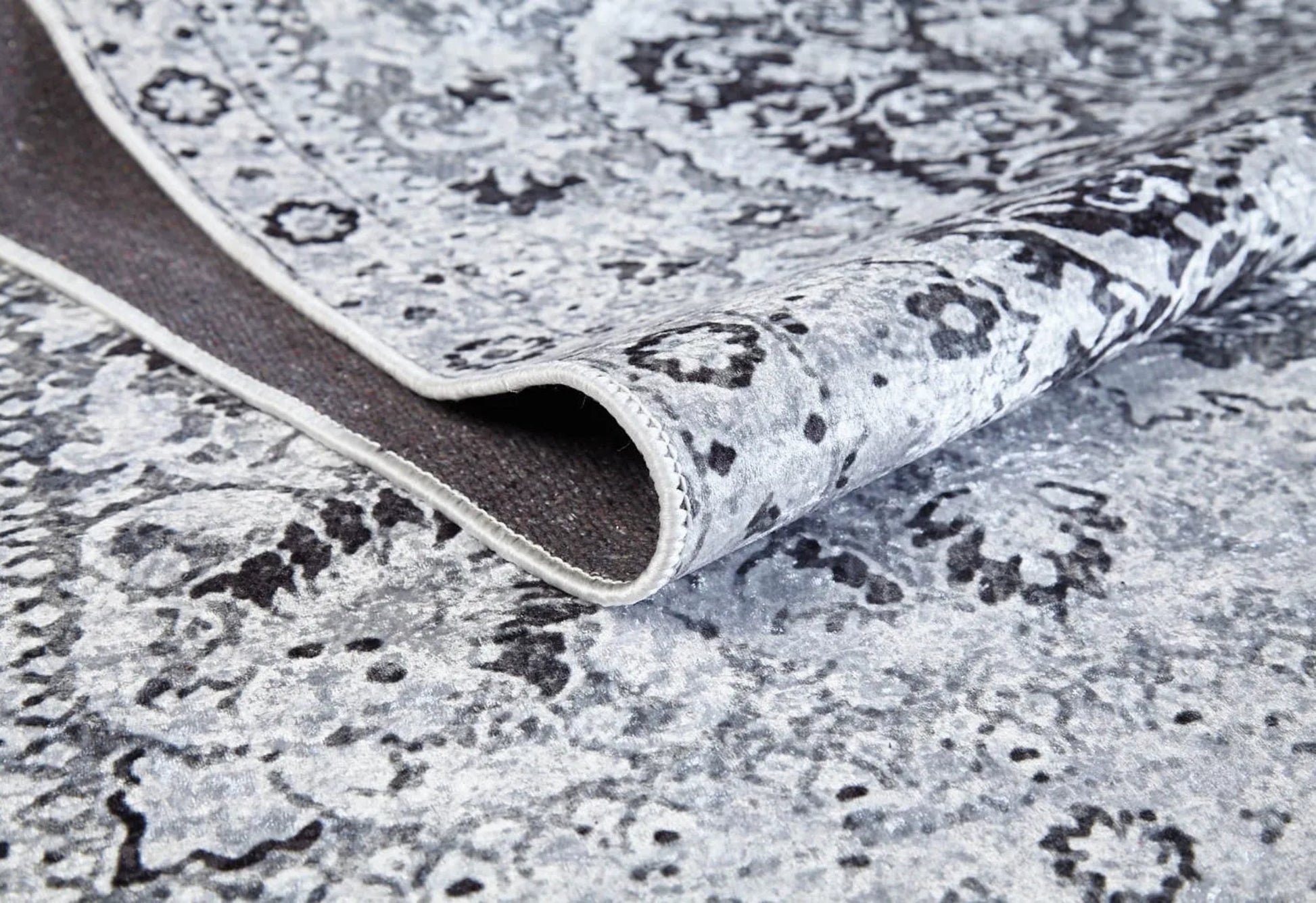 Kamien Gri Özel Tasarım Dijital Baskı Halı Halınet