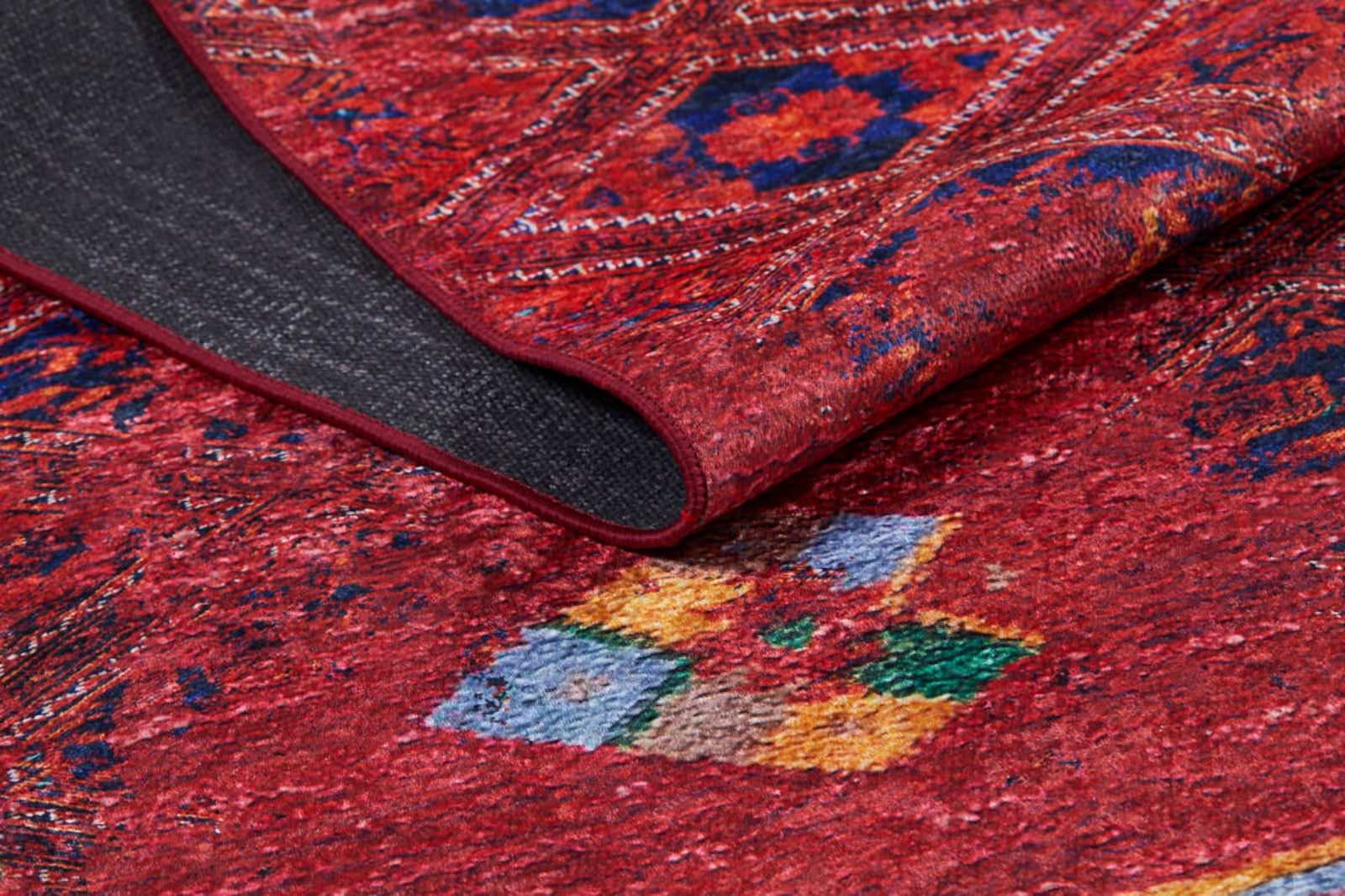 Yeysk Kırmızı Klasik Dijital Baskı Halı Halınet