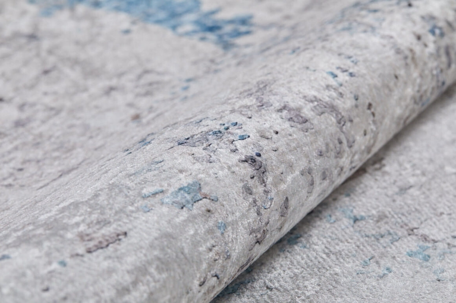 Novosibirsk Gri Modern Dijital Baskı Halı Halınet