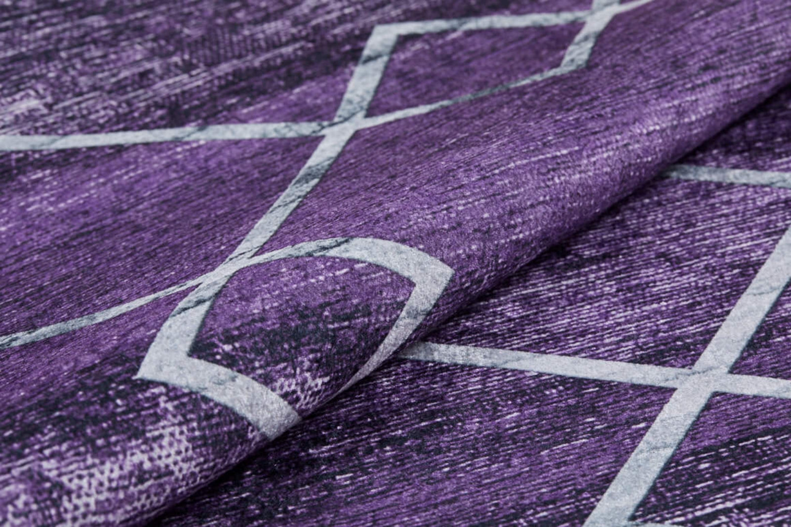 Gornoaltaysk Mor Geometrik Dijital Baskı Halı Halınet