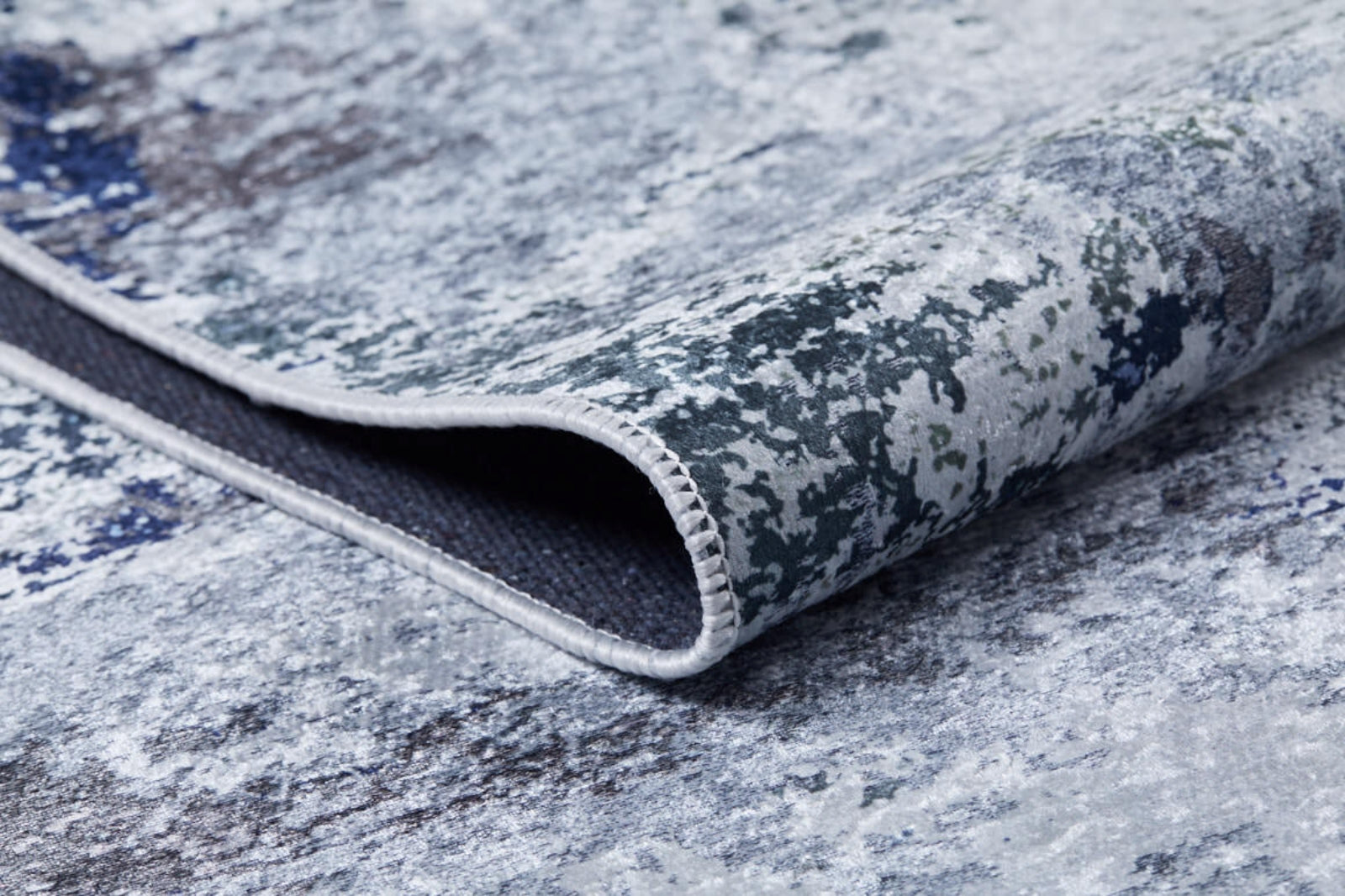 NijniNovgorod Gri Modern Dijital Baskı Halı Halınet